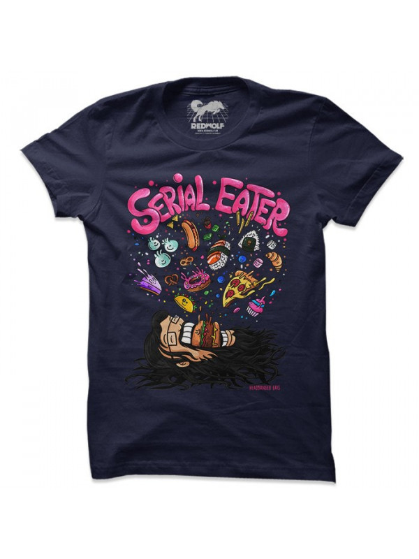Serial Eater (Navy) - T-shirt