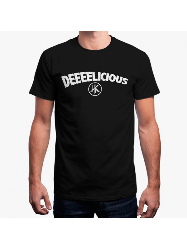 Deeeelicious (Black) - Men's T-Shirt