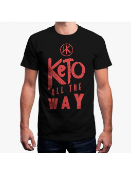 Keto All The Way (Black) - Men's T-Shirt