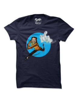 Run Hero Run (Navy) - T-shirt