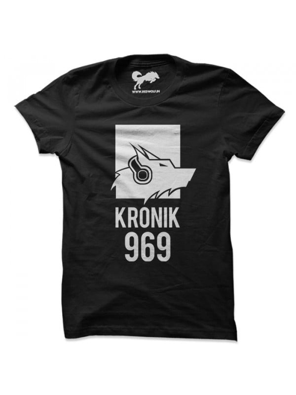 Kronik 969 (Wolf Music) - Black T-shirt [Pre-order - Ships 15th December 2018] 