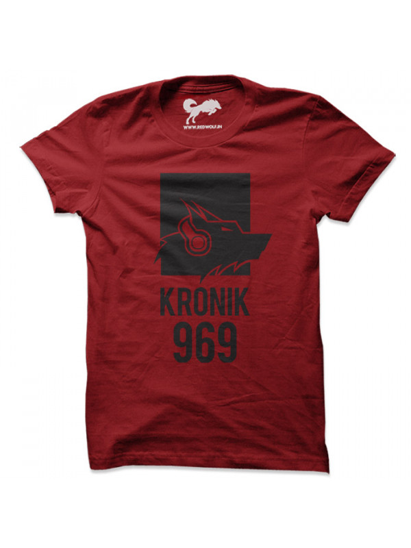 Kronik 969 (Wolf Music) - Red T-shirt [Pre-order - Ships 15th December 2018] 