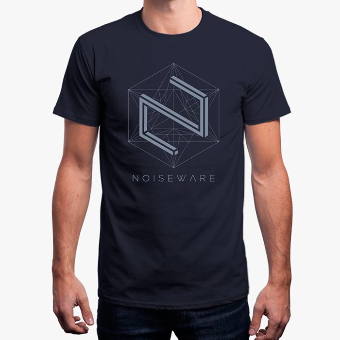 Noiseware: Parallax - Navy Blue T-shirt [Pre order - Ships 7th February 2018]