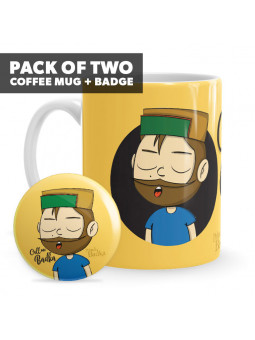 Call Me Badka Badge + Mug (Combo)