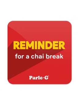 Parle-G Genius Reminder Coaster