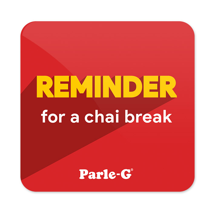 Parle-G Genius Reminder Coaster