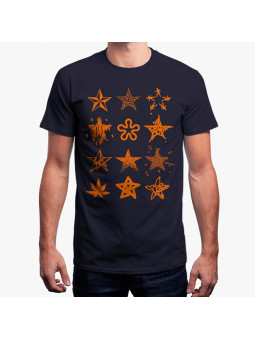 Pentagram: Stars Aligned - Navy Blue T-shirt