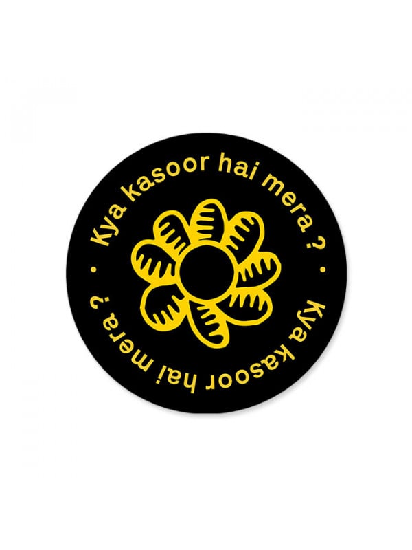 Kasoor Sticker (Black)