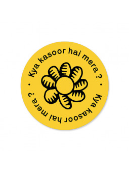 Kasoor Sticker (Yellow)