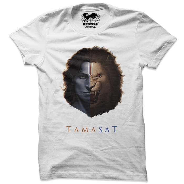 Tamasat (White) - Project Mishram Official Tshirt