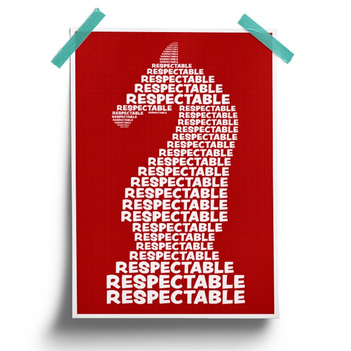 Ghoda Respectable (Red) - Poster