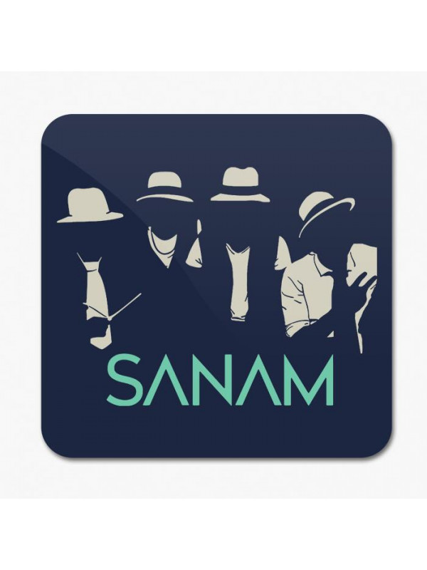 Sanam: Hats & Ties Silhouette - Coaster [Pre-order - Ships 24th January 2018]