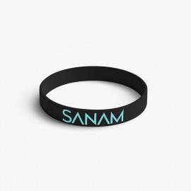 Sanam: Logo - Black Reversible Wristband [Pre-order - Ships 24th January 2018]