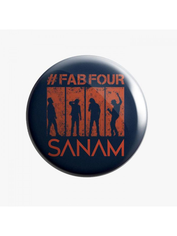 Sanam: #FabFour Silhouette - Badge [Pre-order - Ships 24th January 2018]