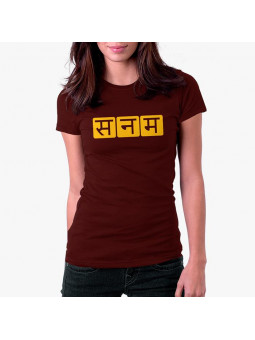 Sanam: Hindi Logo - Women's T-shirt [Pre-order - Ships 29th January 2018]