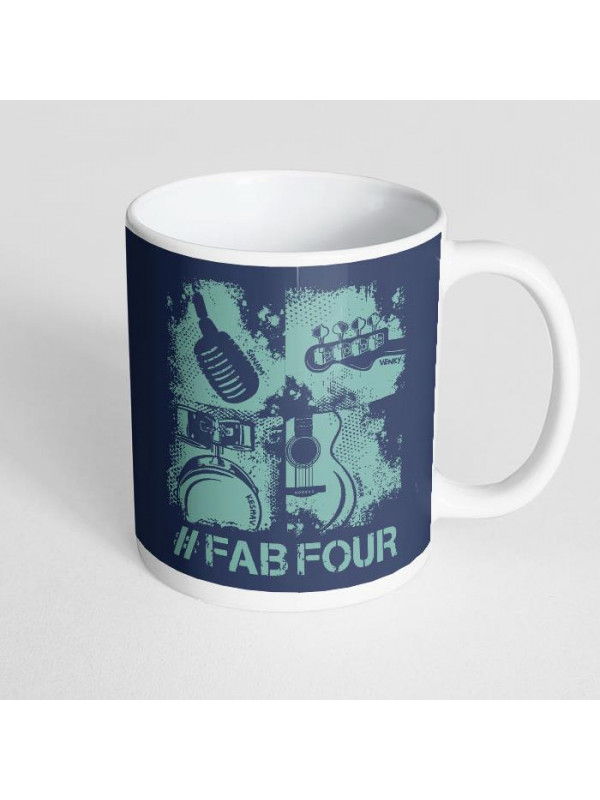 Sanam: #FabFour Instruments - Coffee Mug [Pre-order - Ships 24th January 2018]