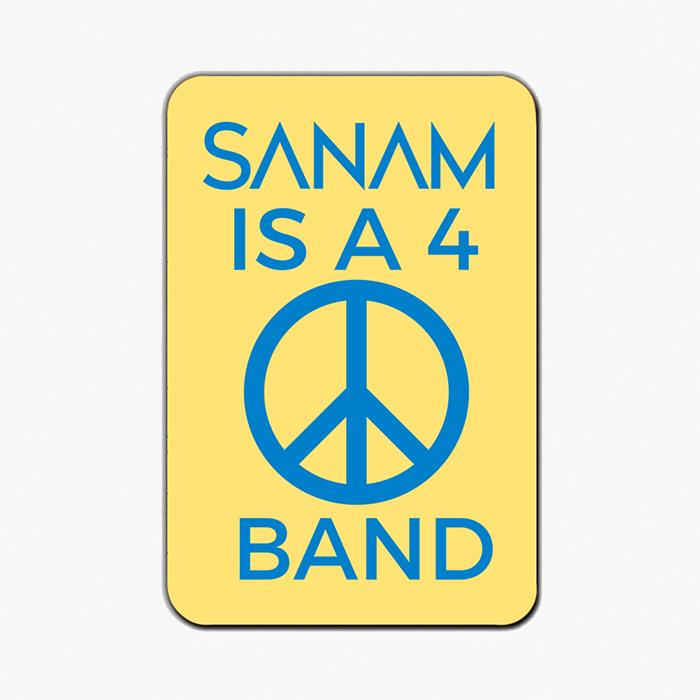 Sanam Is A 4 Peace Band - Fridge Magnet [Pre-order - Ships 24th January 2018]