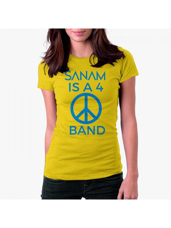 Sanam Is A 4 Peace Band - Women's T-shirt [Pre-order - Ships 29th January 2018]