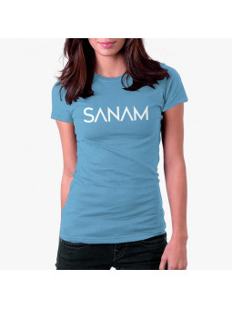 Sanam: Logo Light Blue - Women's T-shirt [Pre-order - Ships 29th January 2018]