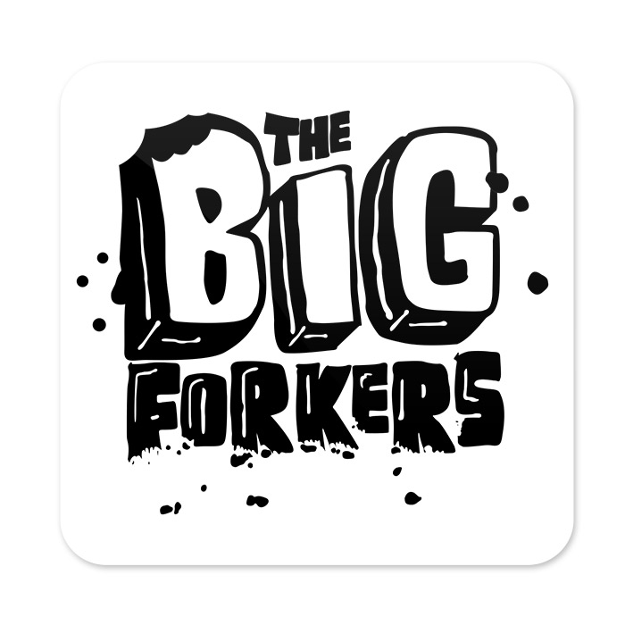 The Big Forkers Logo - Coaster