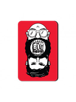 The Big Forkers (Red) - Fridge Magnet