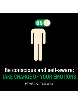 Be Conscious and Self-Aware; Take Charge of Your Emotions (Black)