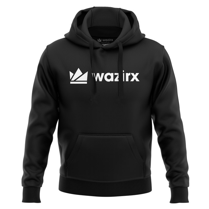 WazirX: White Logo - Hoodie