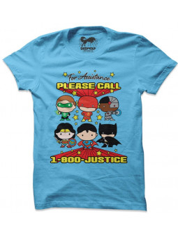 Call 1-800-Justice - Justice League Official T-shirt