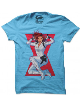 Black Widow Art - Marvel Official T-shirt