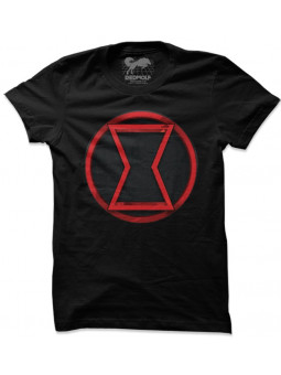 Black Widow Logo - Marvel Official T-shirt