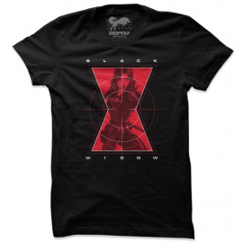 Black Widow Target - Marvel Official T-shirt