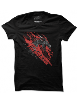 Dragon Fire And Blood - Game Of Thrones Official T-shirt