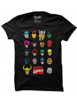Marvel: Retro Characters - Marvel Official T-shirt