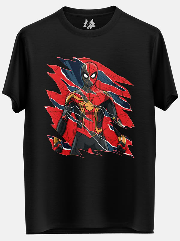 Spider Suits Art - Marvel Official T-shirt