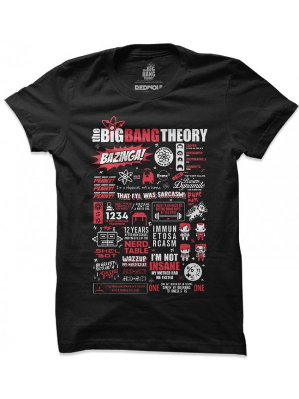 TBBT: Infographic - The Big Bang Theory Official T-shirt