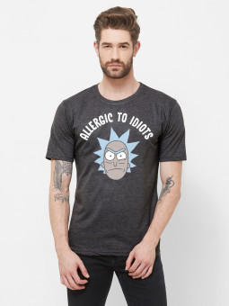 Allergic To Idiots - Rick And Morty Official T-shirt