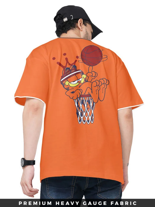 Ballin' | Garfield Official Oversized T-shirt | Redwolf