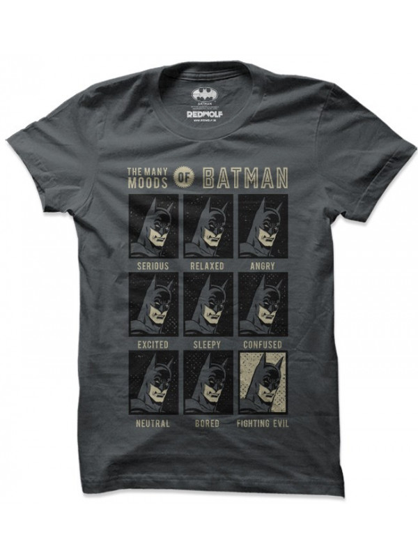 Moods Of Batman - Batman Official T-shirt