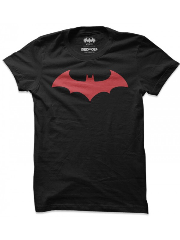 Batman Red Logo - Batman Official T-shirt