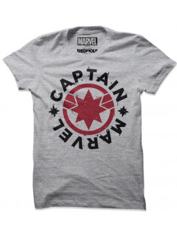 Captain Marvel Logo - Marvel Official T-shirt