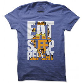 Eat Sleep Repeat - Garfield Official T-shirt