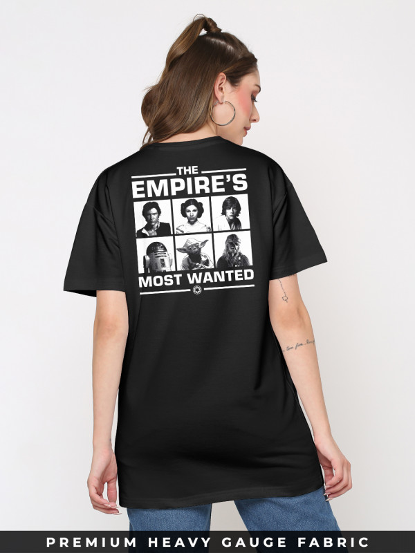 Empire's Most Wanted - Star Wars Official Oversized T-shirt