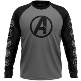 Avengers: Character Logos - Marvel Official Full Sleeve T-shirt