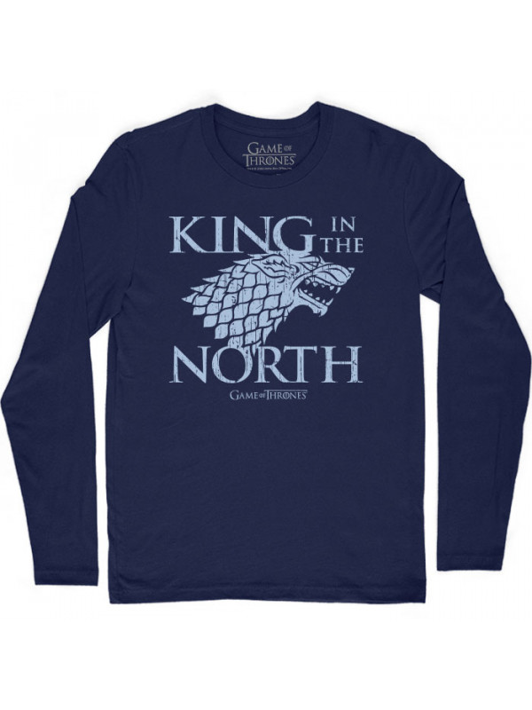 King In The North - Game Of Thrones Official Full Sleeve T-shirt