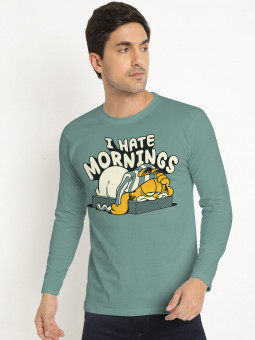 I Hate Mornings - Garfield Official Full Sleeve T-shirt