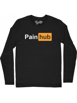 Pain Hub Full Sleeve T-shirt - Black