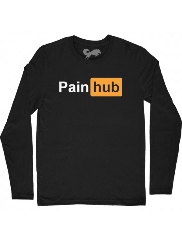 Pain Hub Full Sleeve T-shirt - Black