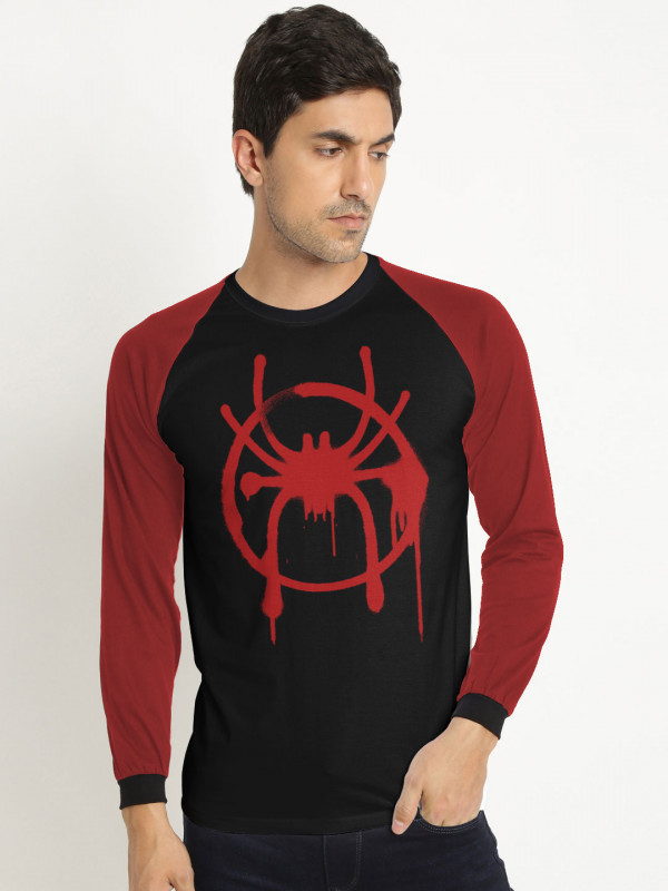 Spider-Verse: Miles Morales Logo - Marvel Official Full sleeve T-shirt