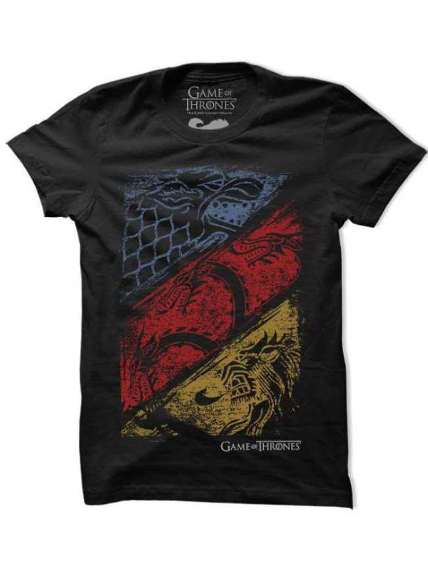 Crossed Sigils  - Game Of Thrones Official T-shirt
