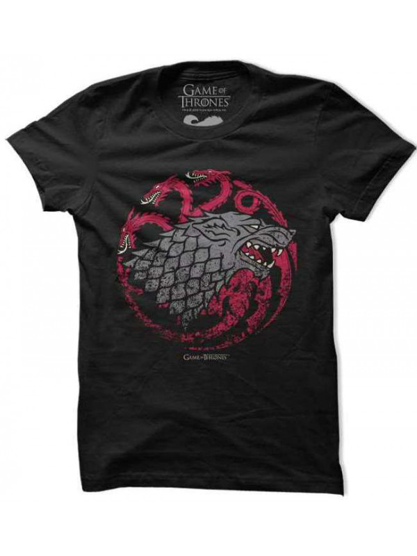 Fire, Blood & Ice - Game Of Thrones Official T-shirt